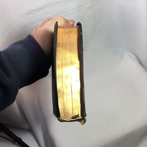 Holy Bible Pilgrim Edition Oxford Press 1952 2nd Ed. Black Leather Cover - Picture 3 of 15